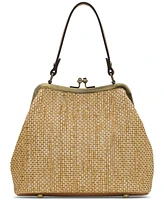 Patricia Nash Laureana Small Raffia Kisslock Bag with Scarf