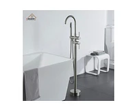 Casainc Residentail Freestanding Tub Faucet double Handheld Shower Bathroom Bathtub