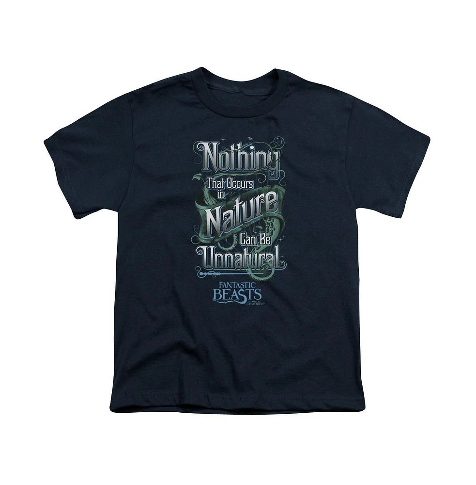 Fantastic Beasts Boys Unnatural Short Sleeve Tee / T-Shirt