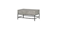 Slickblue Modern Lift Top Coffee Table with Hidden Storage Metal Legs