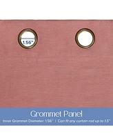 Texture Room Darkening Grommet Curtains Pair