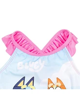 Bluey Baby Girls Bingo One Piece Bathing Suit