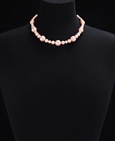 Charter Club Gold-Tone Pink Imitation Pearl All-Around Necklace, 17" + 2" extender, Exclusively at Macy's