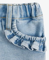Epic Threads Toddler Girl Ruffle-Pocket Jean Shorts, Exclusively at Macy's