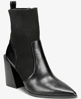 Wild Pair Trinityy Pointed-Toe Pull-On Knit Dress Booties, Created for Macy's