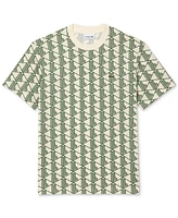 Lacoste Men's Short Sleeve Crewneck 3D Logo Print T-Shirt