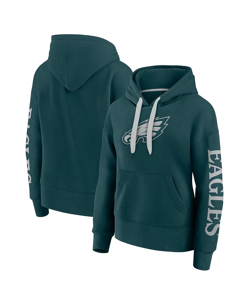 Fanatics Women's Midnight Green Philadelphia Eagles Elements Next Pullover Hoodie