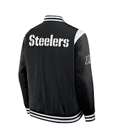 Fanatics Men's and Women's Black Pittsburgh Steelers Elements Elite Full-Snap Jacket