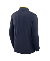 Jordan Men's Navy Michigan Wolverines Victory Half-Zip Sweatshirt