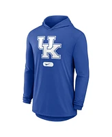 Nike Men's Royal Kentucky Wildcats Lightweight Performance Long Sleeve Hoodie T-Shirt