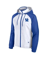 Fanatics Women's White Kentucky Wildcats Full-Zip Anorak Hoodie Jacket