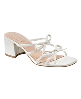 Bandolino Women's Margil Strappy Bow Block Heel Sandals
