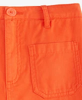 Epic Threads Little & Big Girls Twill Patch-Pocket Wide-Leg Pants