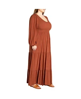 City Chic Plus Jayden Maxi Dress