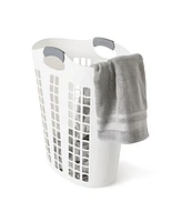 Gracious Living Easy Carry Flex 87 L Plastic Laundry Hamper (3 Pack)