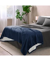 Bare Home Fleece Sherpa Twin/Twin Xl Blanket