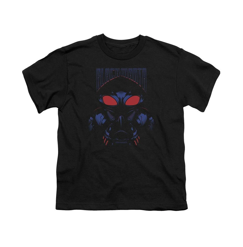 Aquaman Movie Boys Black Manta Short Sleeve Tee / T-Shirt