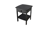 Slickblue 1-Drawer Bedroom Nightstand Contemporary End Table For Bedroom