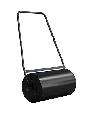 Outsunny 46L Lawn Roller, Push/Tow Behind Sod Roller with U Shaped Handle