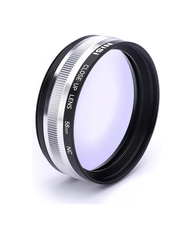 NiSi Close-Up Lens Kit Nc 58mm with 49 and 52mm Step-Up Adapter Rings