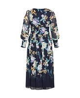 City Chic Plus Selena Print Maxi Dress