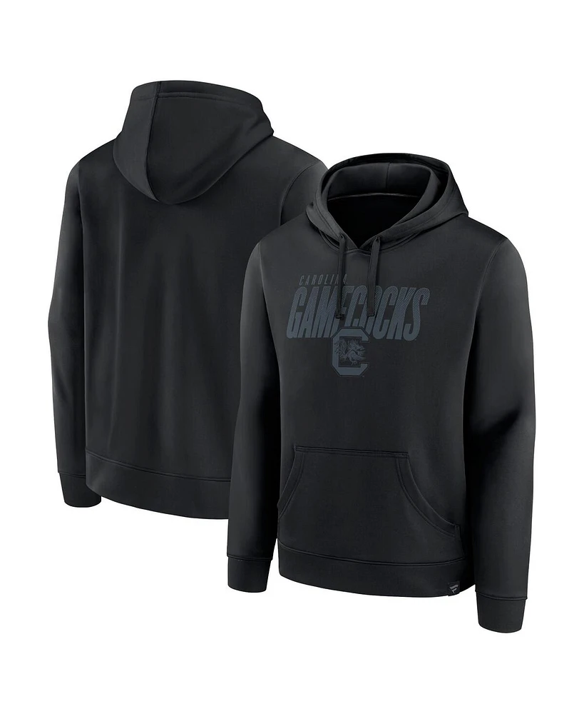 Fanatics Men's Black South Carolina Gamecocks Blackout Pullover Hoodie