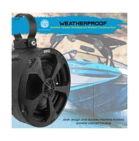 Pyle 5.25 Waterproof Bluetooth Off-Road Speaker System, Amplified, 1000W