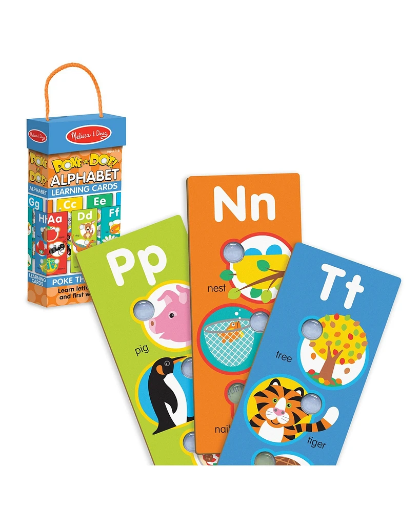 Melissa and Doug Poke-a-Dot Alphabet Learning Cards