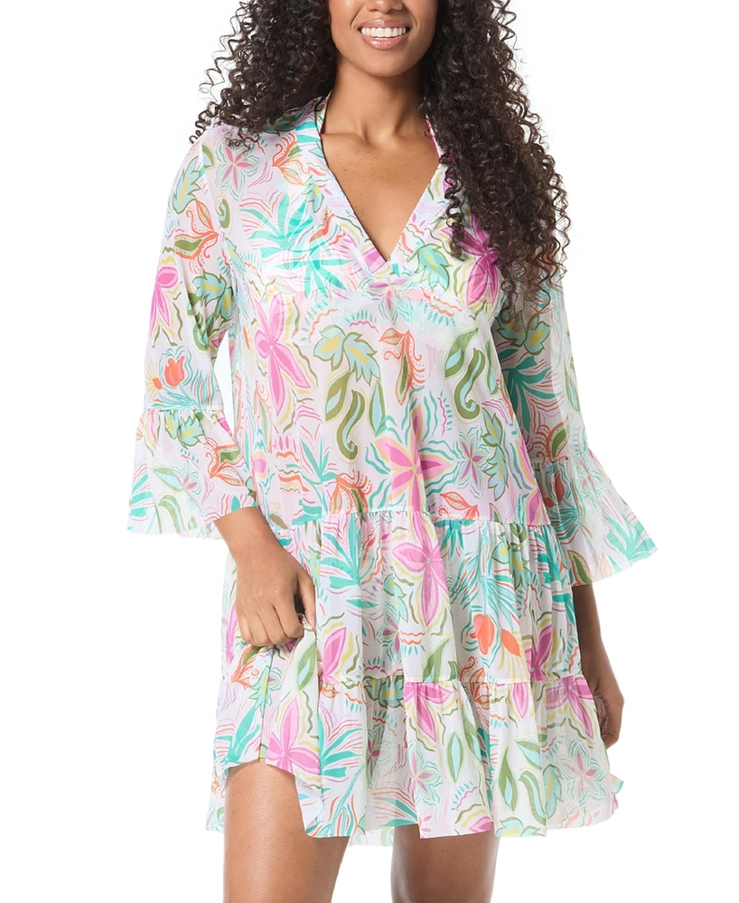 Coco Reef Women's Enchant Printed Cover-Up Dress