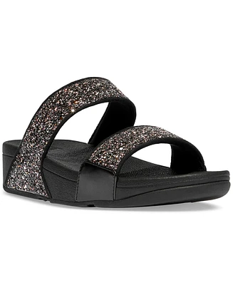 FitFlop Women's Lulu Multi-Tonal Glitter Wedge Sandals