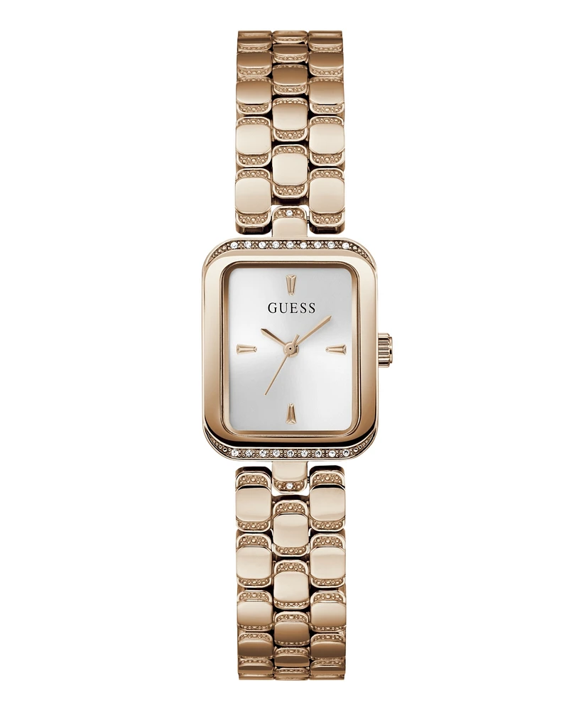 Guess Women's Analog Rose Gold Tone Steel Watch, 22mm