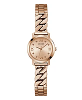 Guess Women's Analog Rose Gold Tone Steel Watch, 25mm