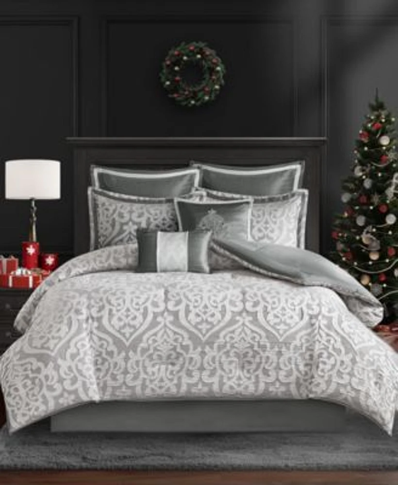 Madison Park Odette Jacquard 8 Pc. Comforter Sets