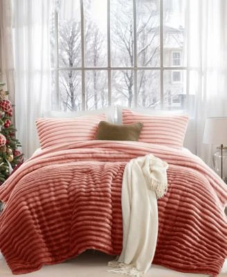 510 Design Avril Fluffy Ribbed Plush Comforter Sets