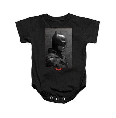 Batman Baby Girls The Baby-Girls (2022) Worn Portrait Snapsuit