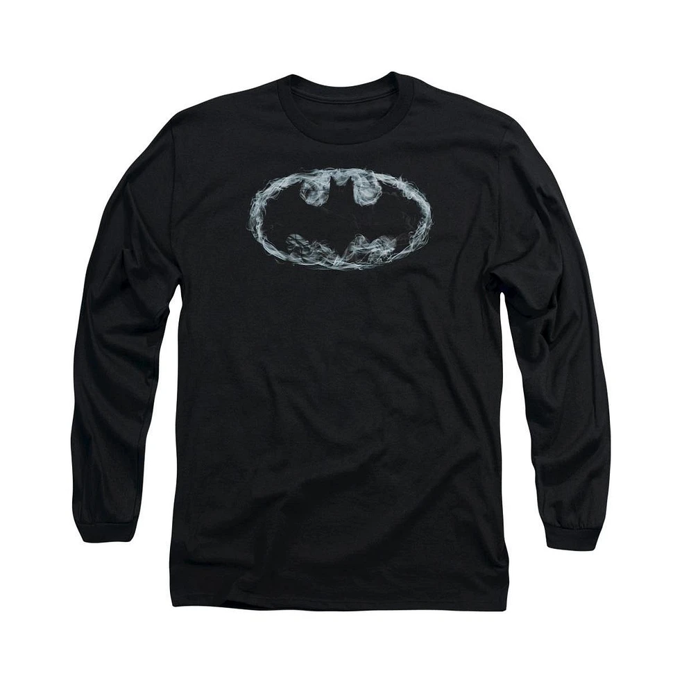 Batman Men's Smoke Signal Long Sleeve Adult Tee / T-Shirt