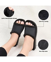 Aerothotic - Aspen Fuzzy Strap Ladies Arch Support Slides