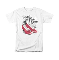 Wizard Of Oz Men's Ruby Slippers Short Sleeve Adult Tee / T-Shirt