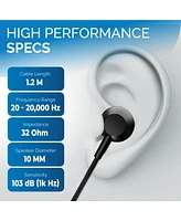 Philips Wired Earbuds Usb-c with Microphone Type-c Headphones, Powerful Bass, Lightweight In-Ear Design, 3-Button In-Line Remote