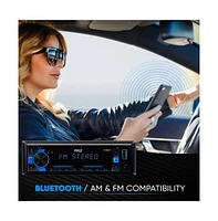 Pyle Single Din Bluetooth Cd/MP3 Stereo Receiver with Usb, Aux, Am/Fm Radio, 300W