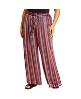 City Chic Plus Willow Stripe Pant