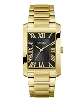 Guess Men's Analog Gold Tone Stainless Steel Watch, 34mm