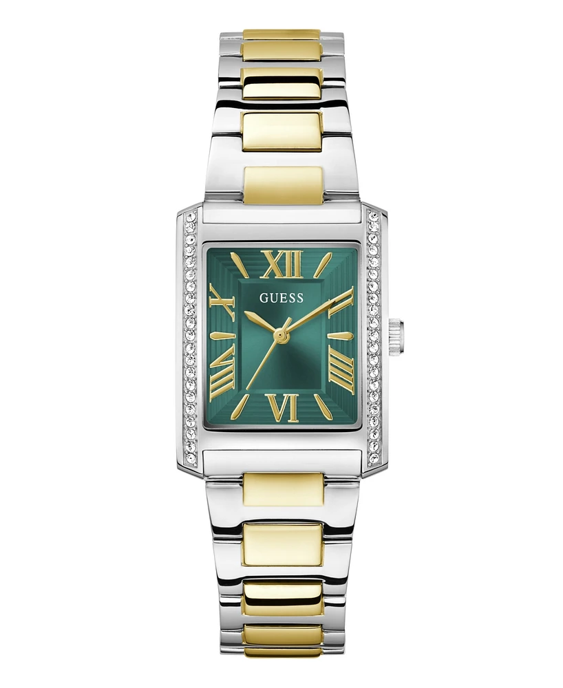 Guess Women's Analog Two-Tone Stainless Steel Watch, 27mm