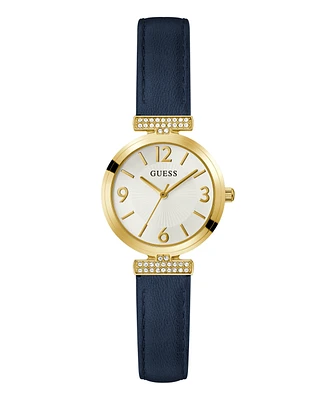 Guess Women's Analog Genuine Leather Watch