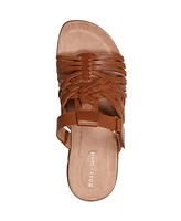 Easy Spirit Women's Mindi Woven Flat Slide Sandals