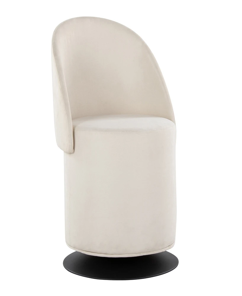 Lumisource 30" Metal Finch Swivel Chair