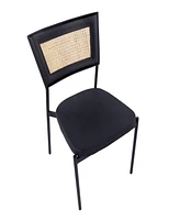 Lumisource 32" Metal Tania Contemporary Dining Chair, Set of 2