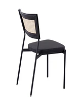 Lumisource 32" Metal Tania Contemporary Dining Chair, Set of 2