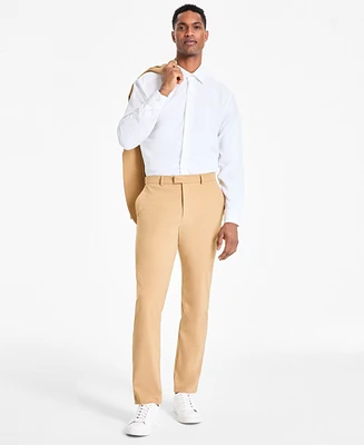 Alfani Men's Classic-Fit Solid Stretch Suit Pants, Created for Macy's