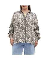 City Chic Plus Dreamweaver Shirt